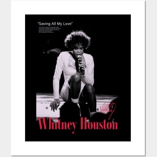 Whitney Houston Saving All My Love Posters and Art